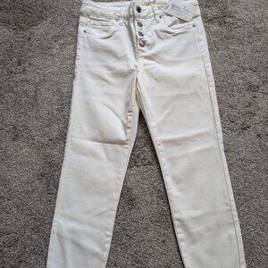 *SOLD* Grace & Lace white button fly jeans